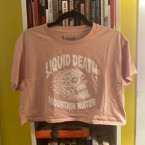 Liquid Death crop top